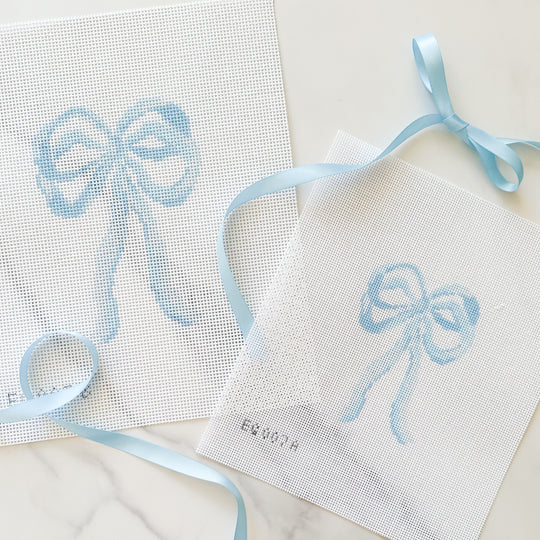 Baby Blue Bow - 18 Count