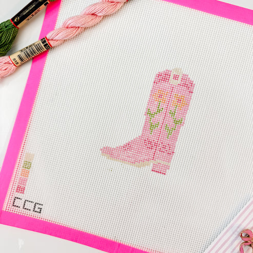Flower Cowgirl Boot 4"