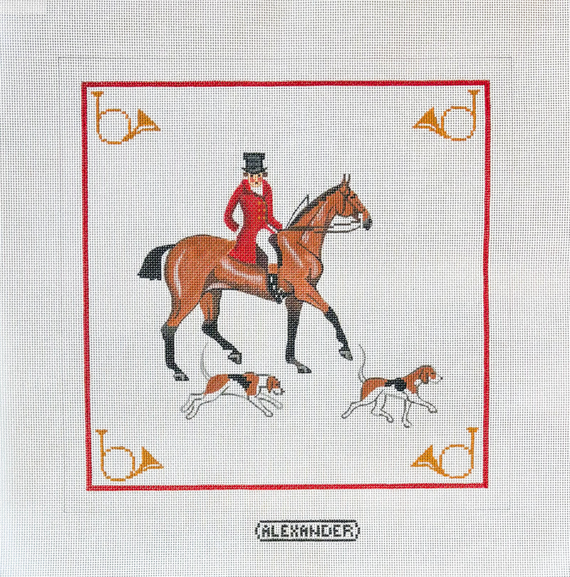 Old English Huntsman with Hounds
