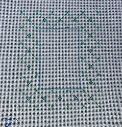 Frame - Periwinkle & Teal