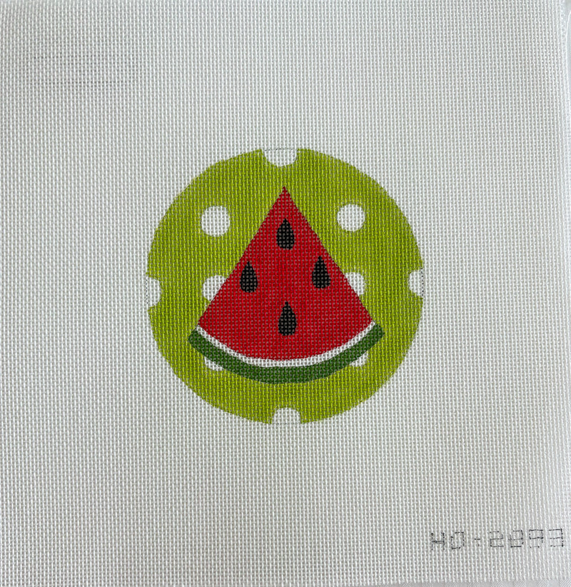Watermelon w/ Green Polka Dot