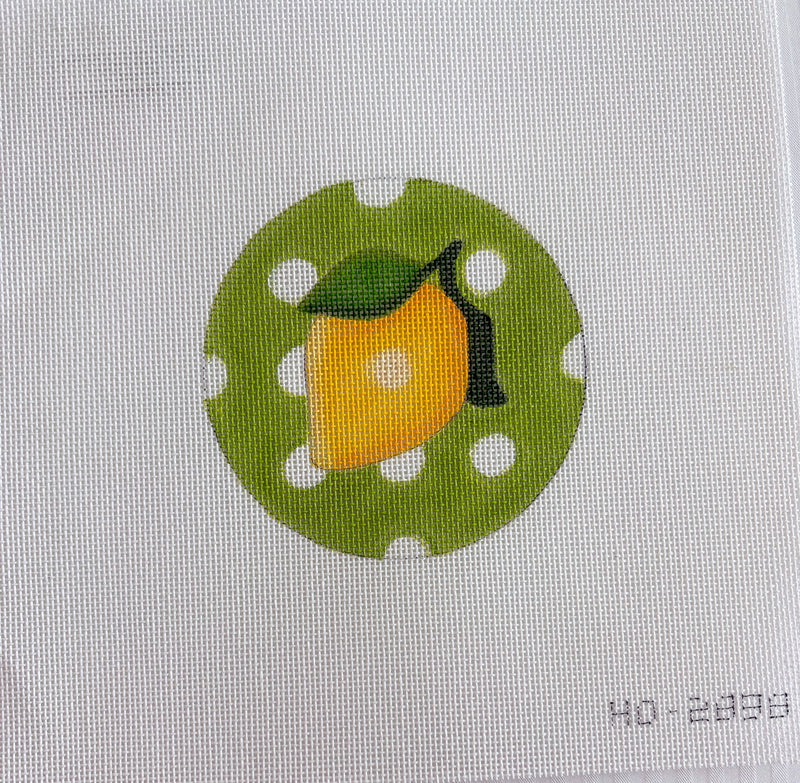 Lemon w/ Green Polka Dot