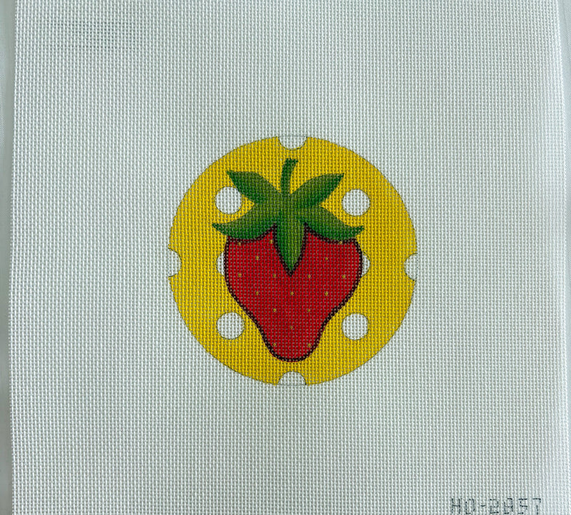 Strawberry w/ Yellow Polka Dot