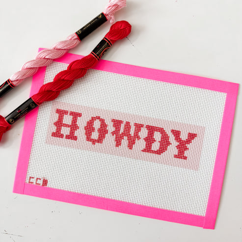Howdy Bookmark 2"x7"