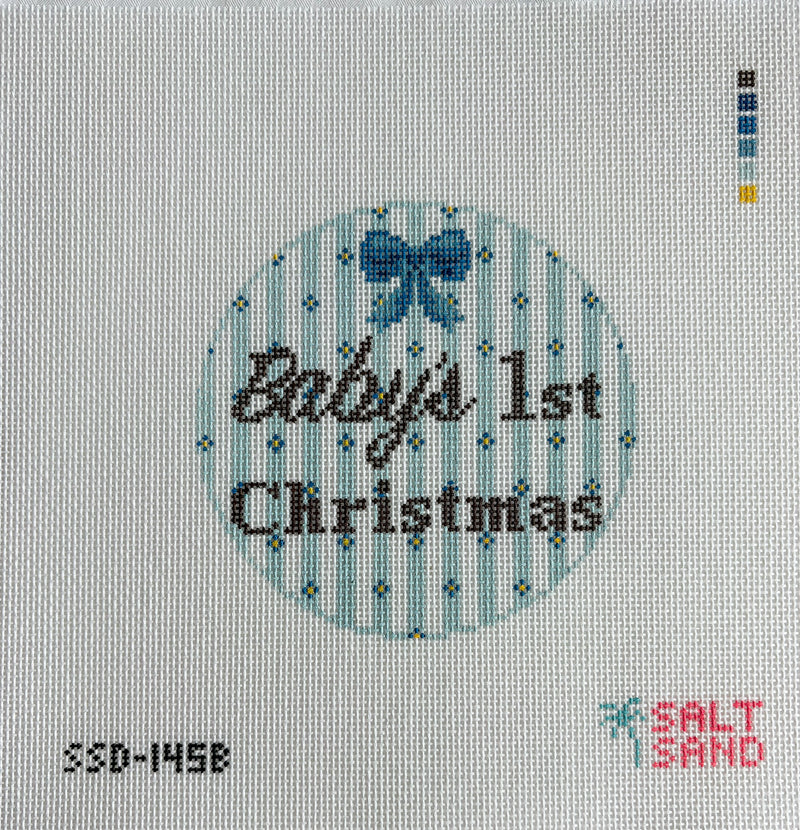 Baby's First Christmas - Blue