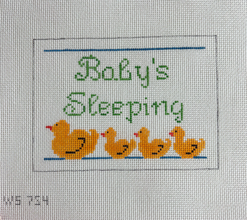 Baby's Asleep (Ducks) Sign