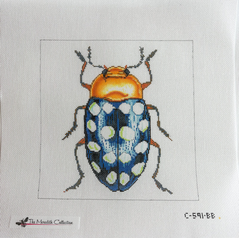 Little Bugs - Blue w/ White Dots