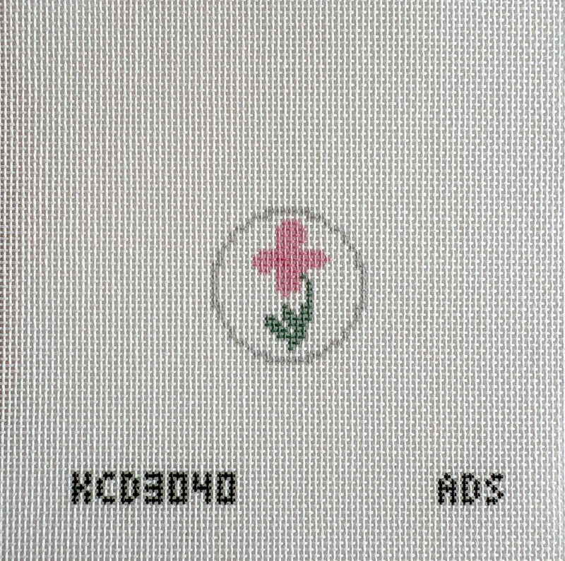 Flower Key Fob Insert - Pink