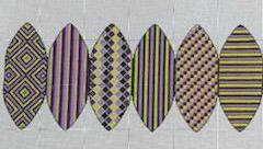 7 in pumpkin purples and greens