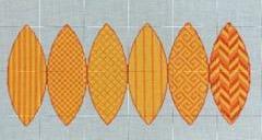 6 in pumpkin oranges