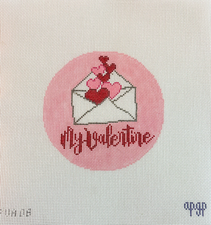 "My Valentine" Hearts Card