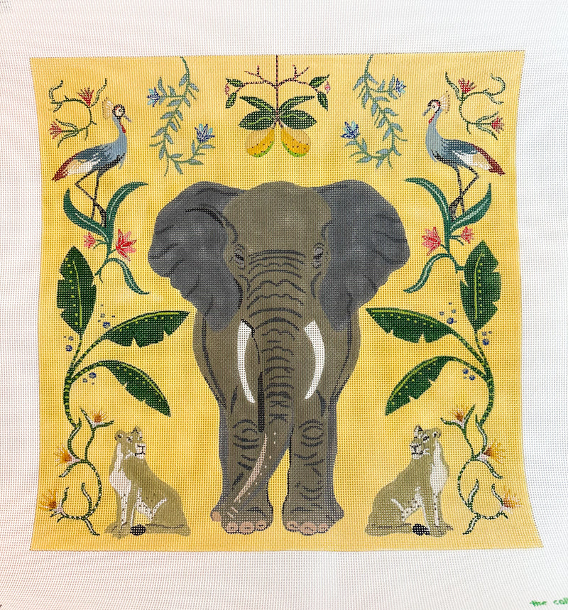 Elephant with Botanicals