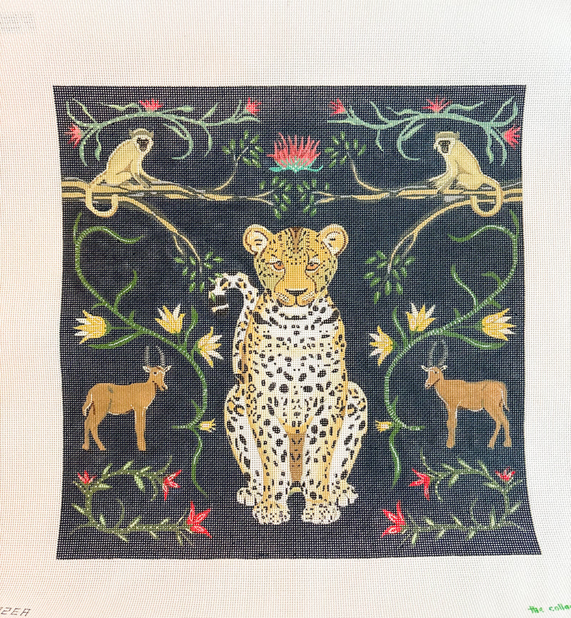 Leopard with Botanicals