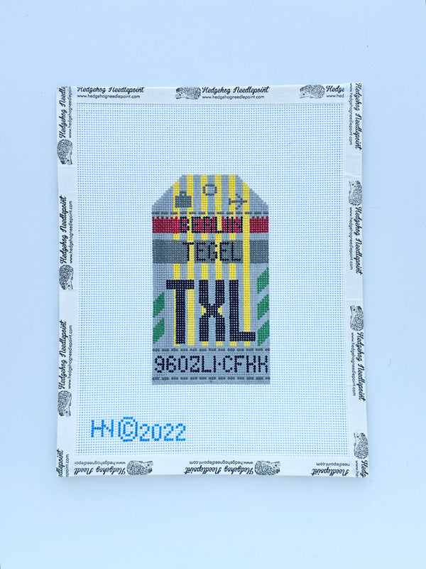 Retro Travel Tag · Berlin Tegel