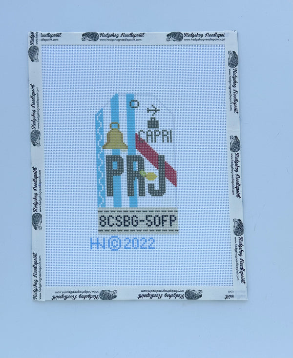 Retro Travel Tag · Capri