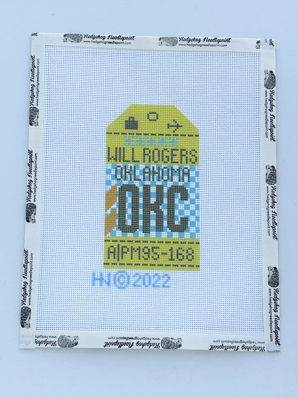 Retro Travel Tag · Oklahoma City