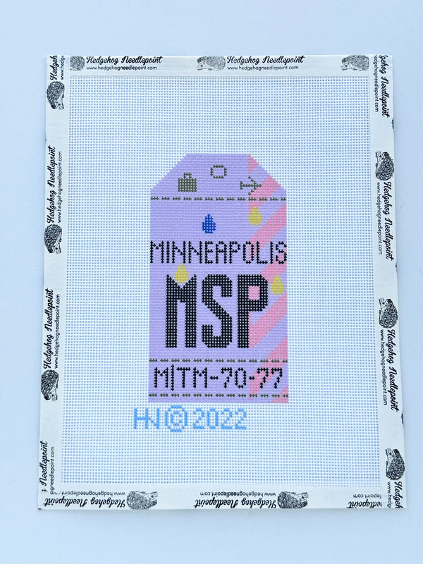 Retro Travel Tag · Minneapolis