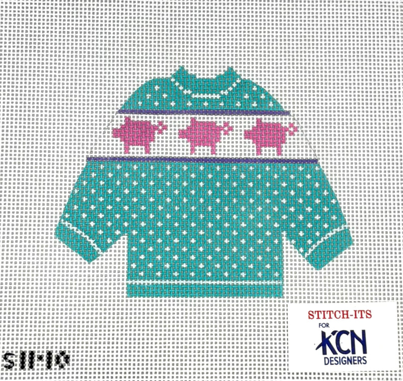 Pink Pigs Pullover