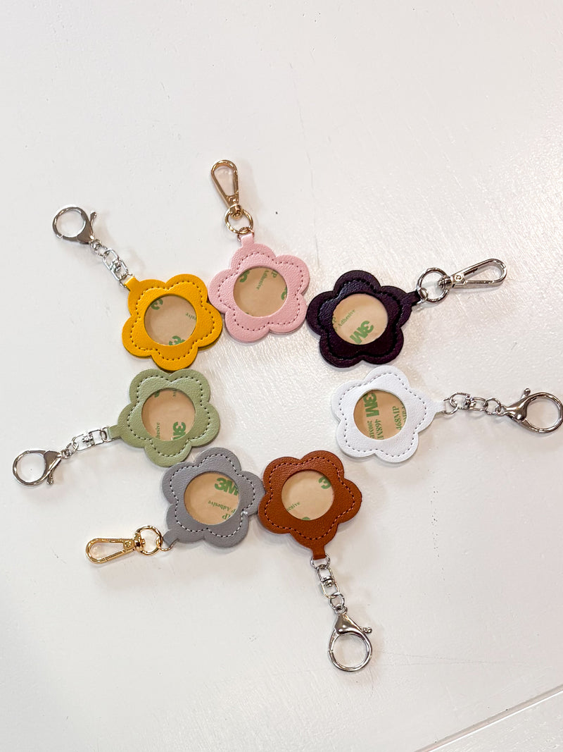 Floral Self-Finishing Key Fob