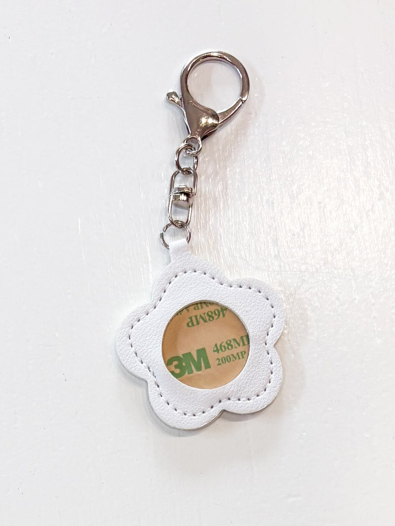 Floral Self-Finishing Key Fob