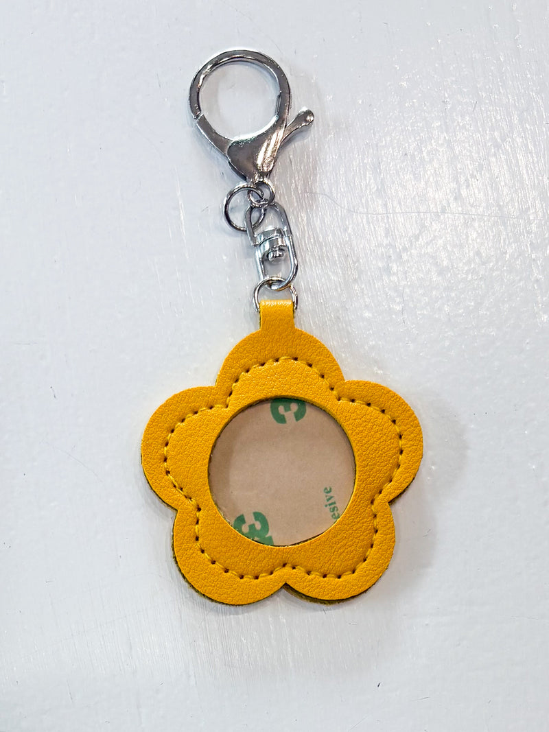 Floral Self-Finishing Key Fob