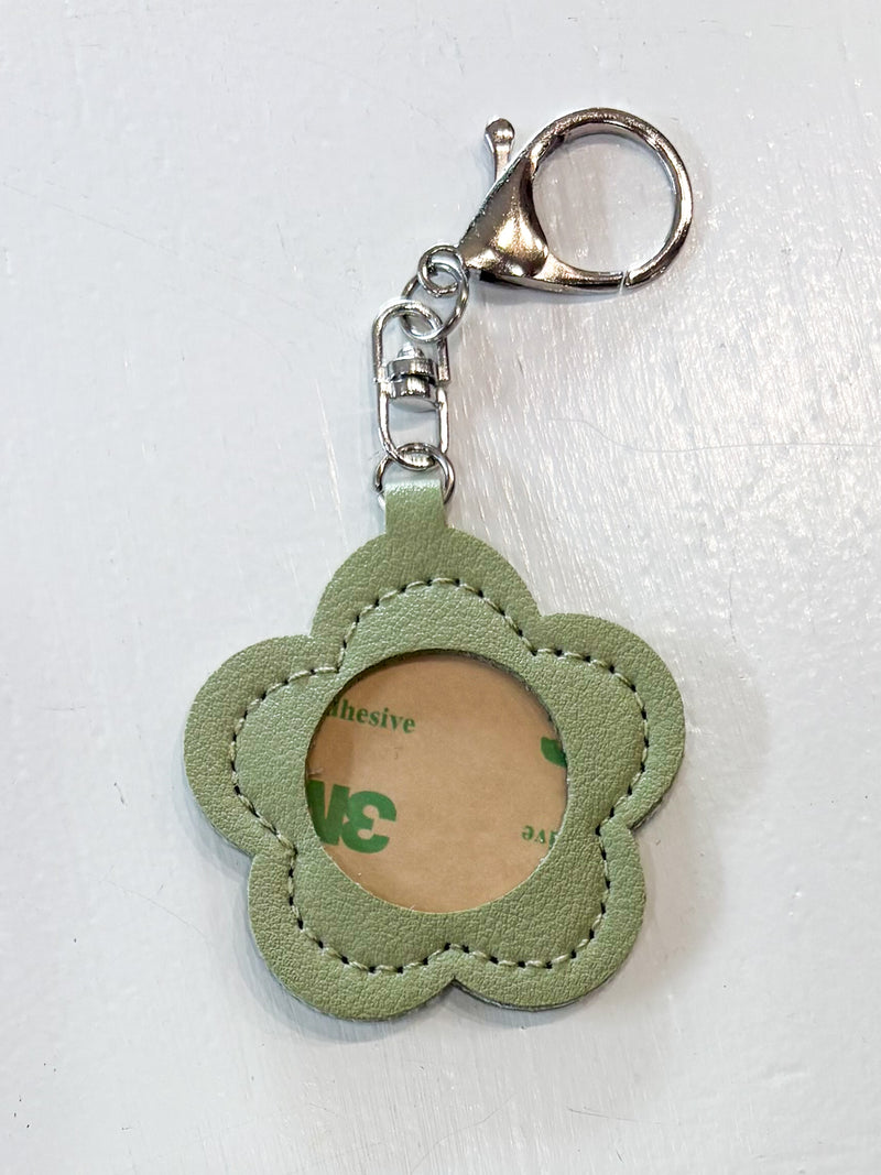 Floral Self-Finishing Key Fob