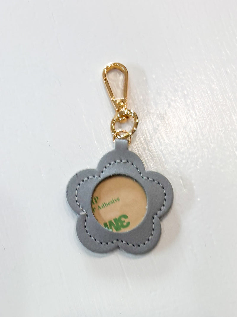 Floral Self-Finishing Key Fob