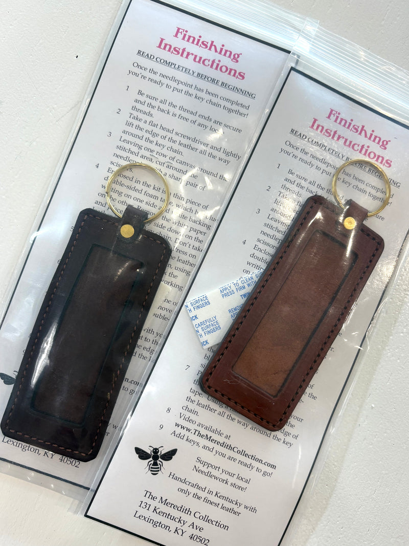 Rectangle Leather Key Fob Kit