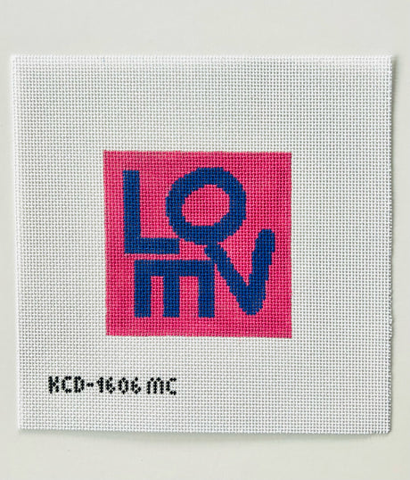 Love - Pink and Navy