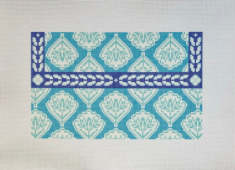 Teal Medallion Clutch