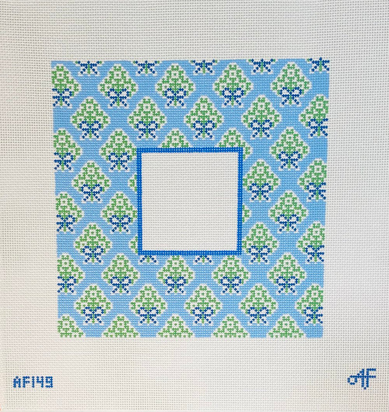 Sky Blue Medallion Frame