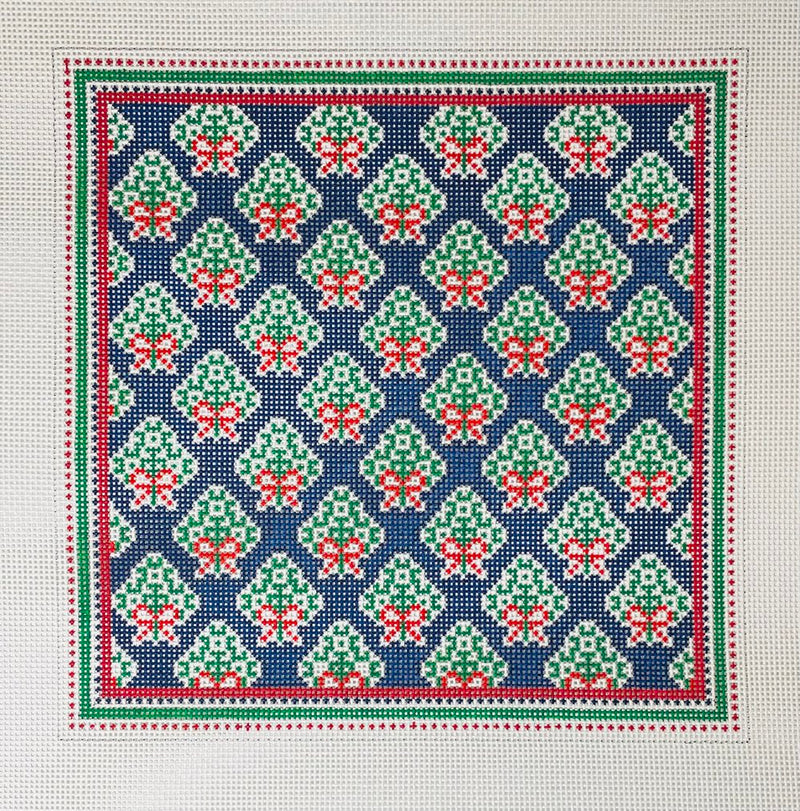 Navy Medallion Tray Insert