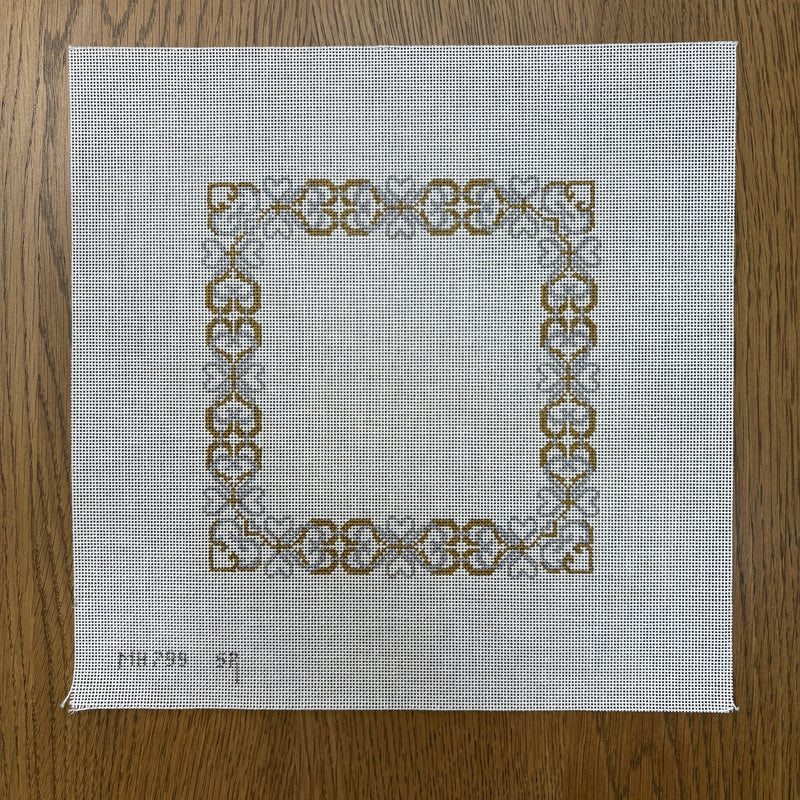 Metallic Interlocking Hearts  (18m)