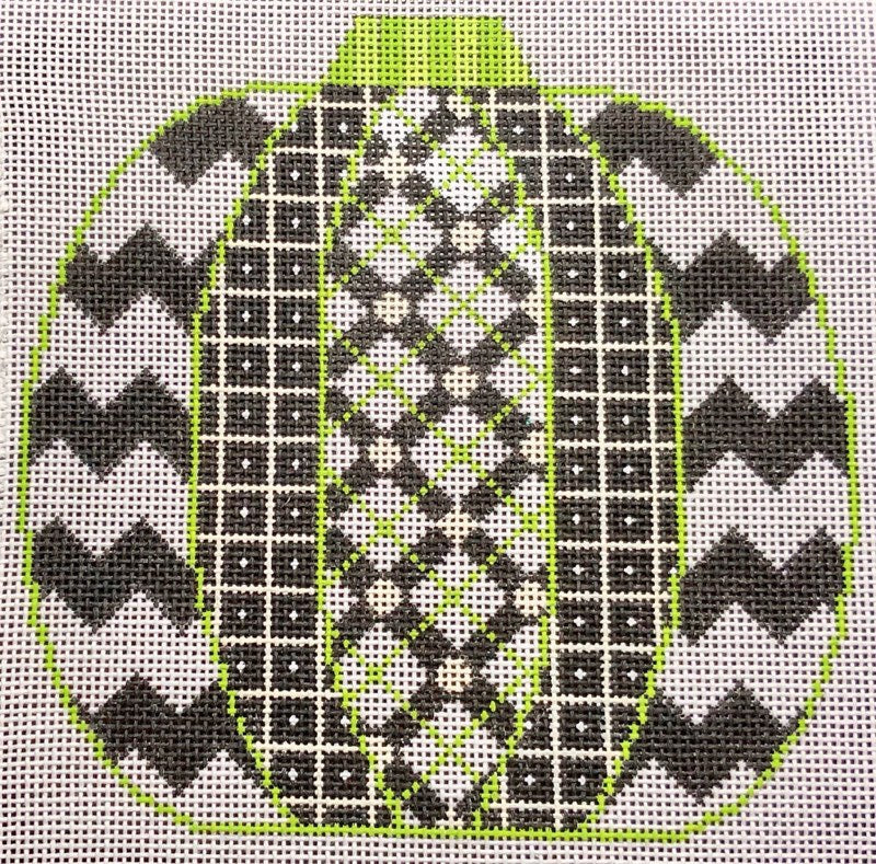 Pumpkin Patchwork - Pumpkins - Black & White