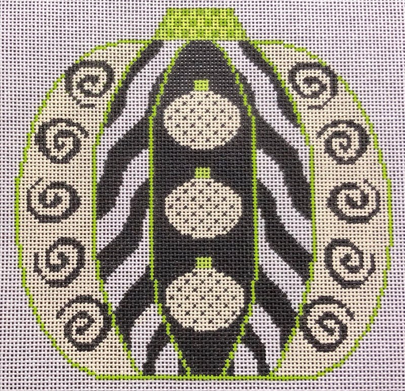 Pumpkin Patchwork - Plaid - Black & White