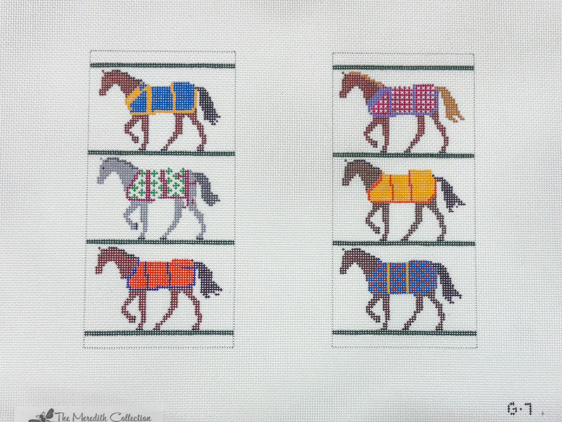 Horse Blankets Eye Glasses Case