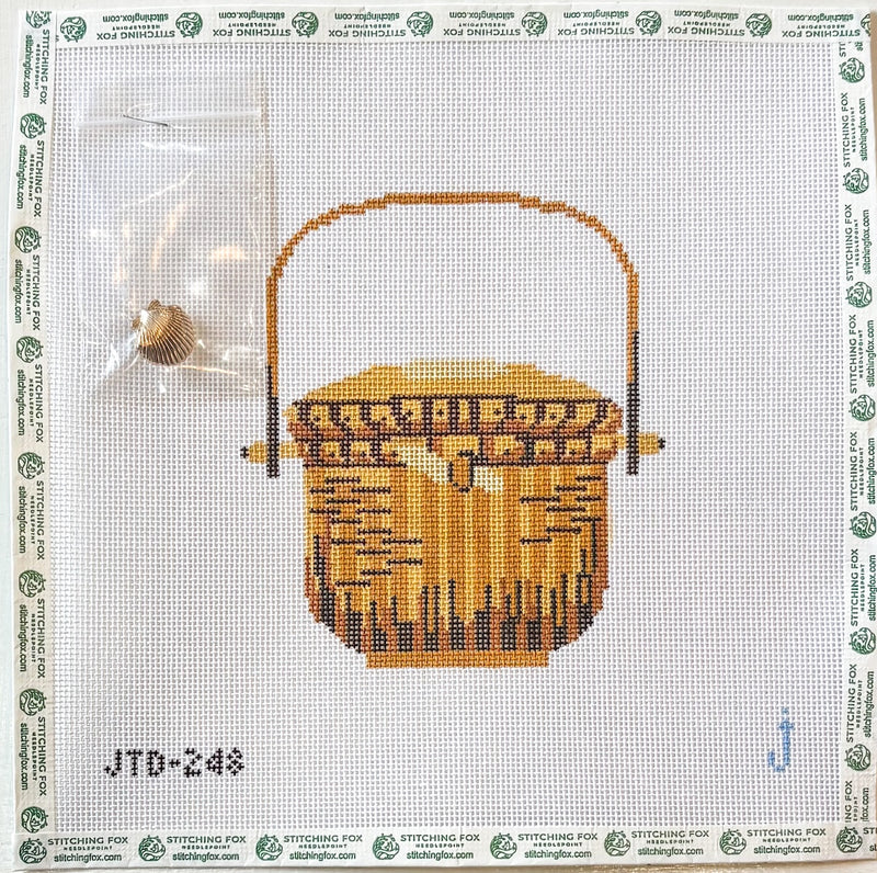 Nantucket Basket with Charm