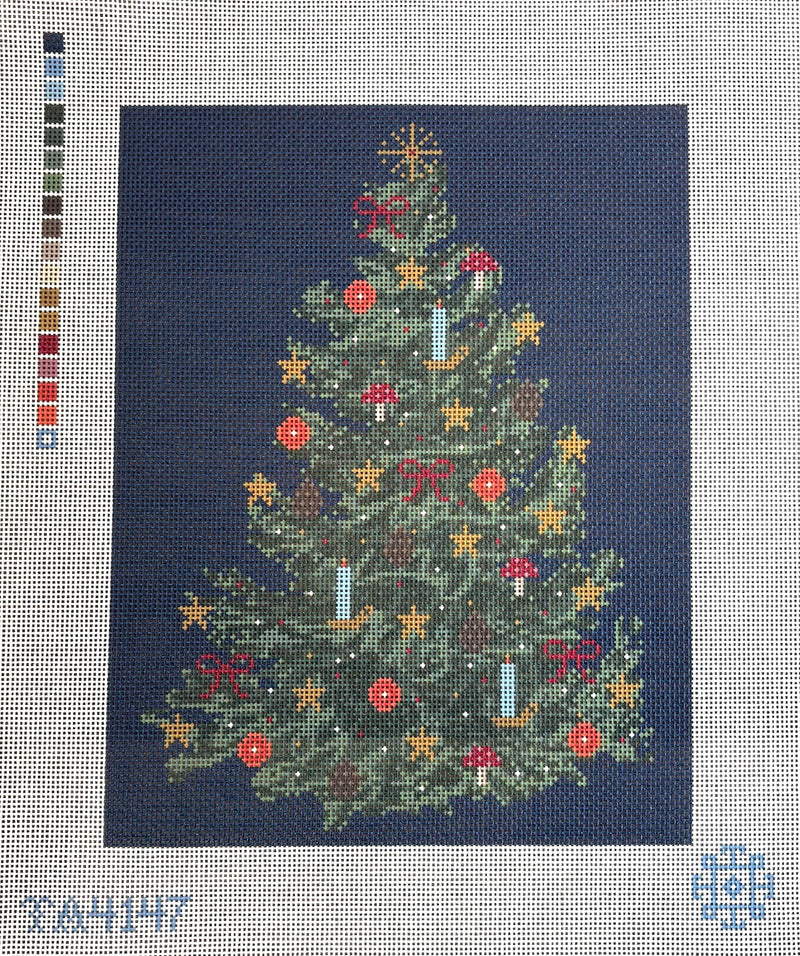 Yule Tree Printed Canvas