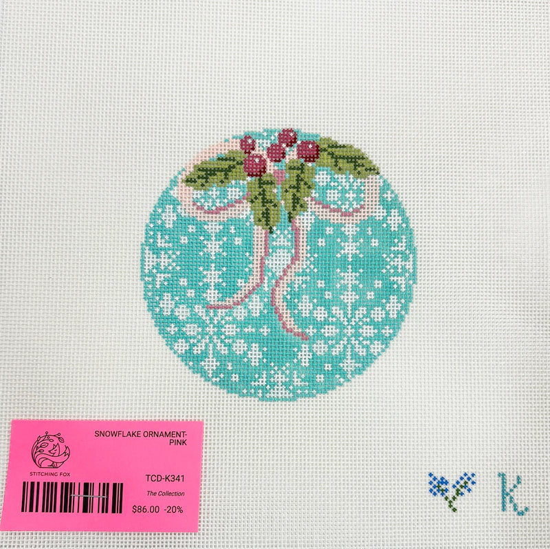 Snowflake Ornament- Pink
