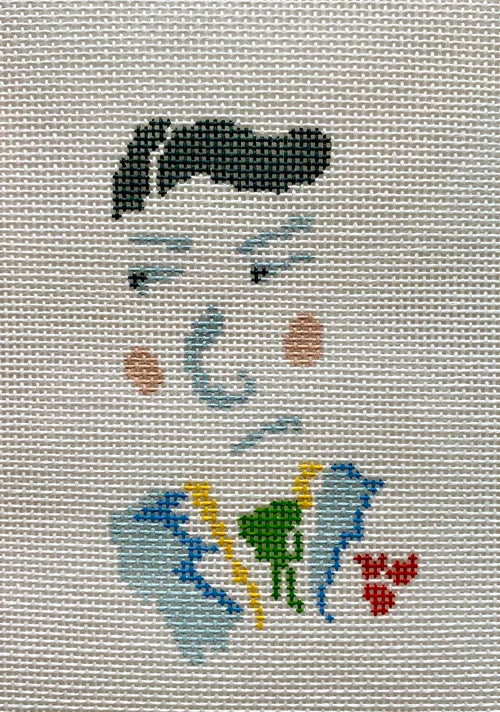 Petite Face - Green Tie