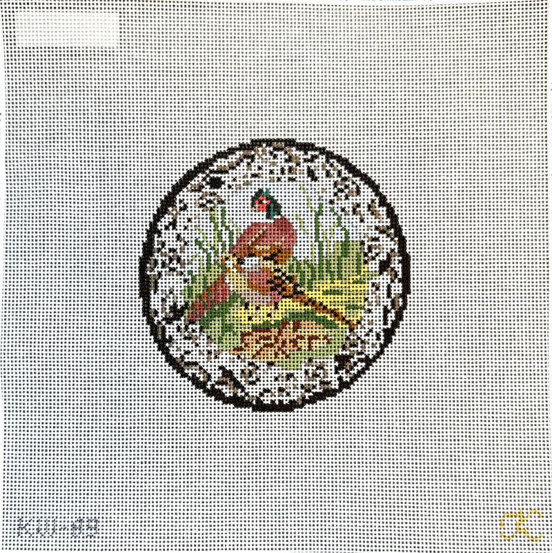 Transferware Pheasant Plate