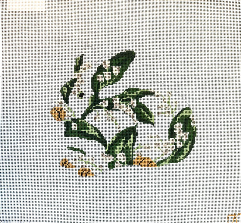 Lily of the Valley Sitting Bunny