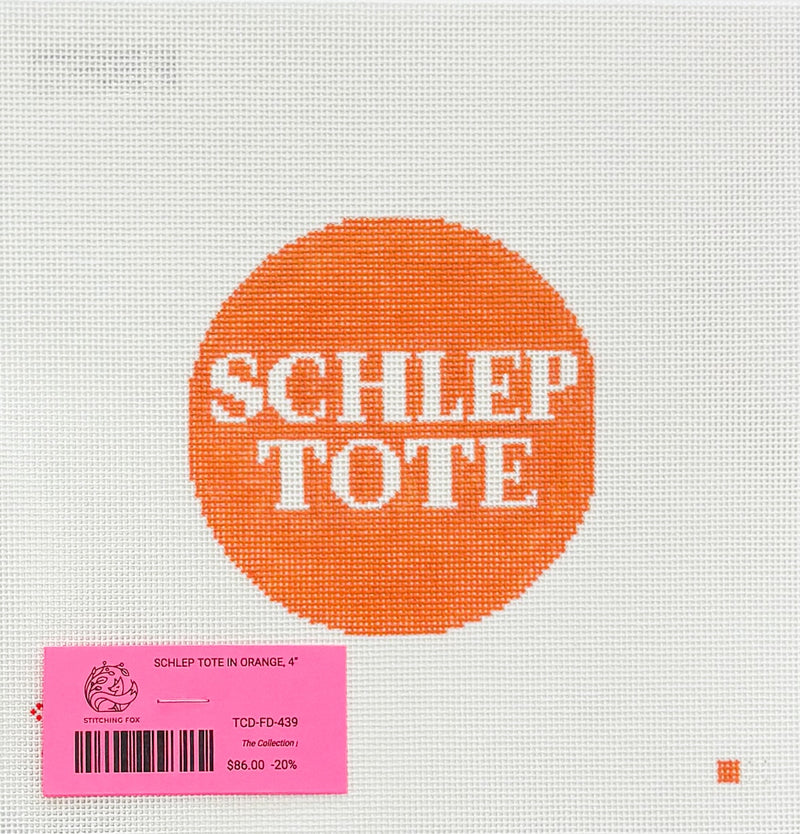 Schlep Tote in orange