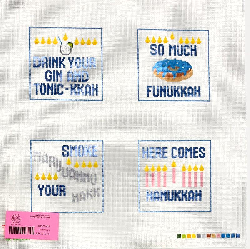 Hanukkah Song Coasters