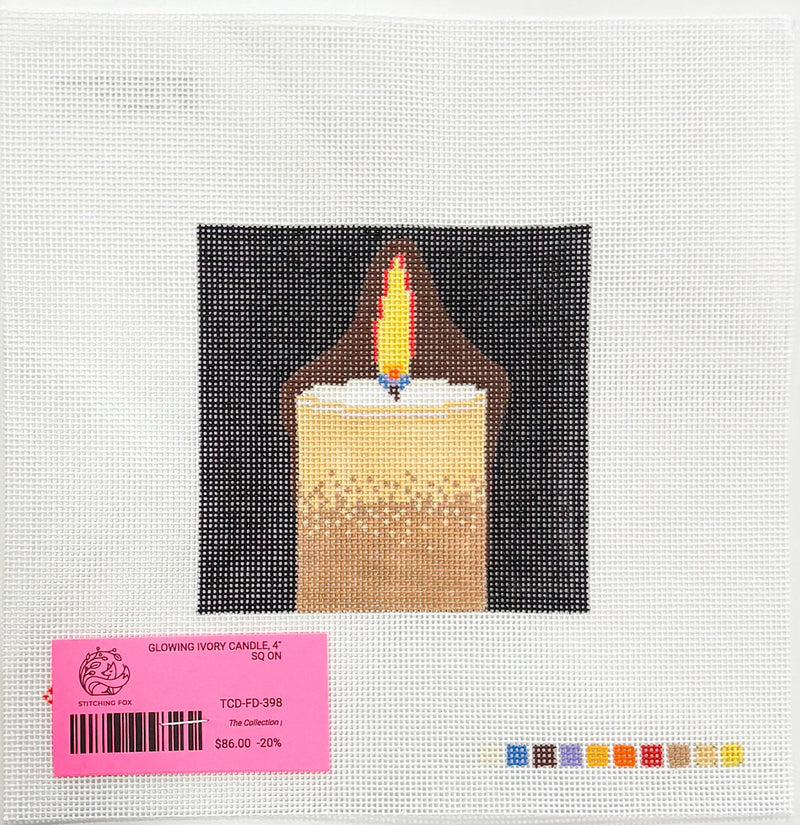 Glowing ivory Candle