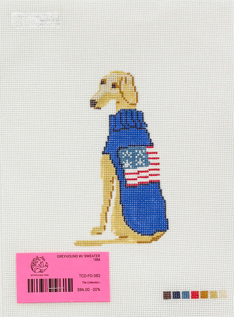 Greyhound w/ Sweater