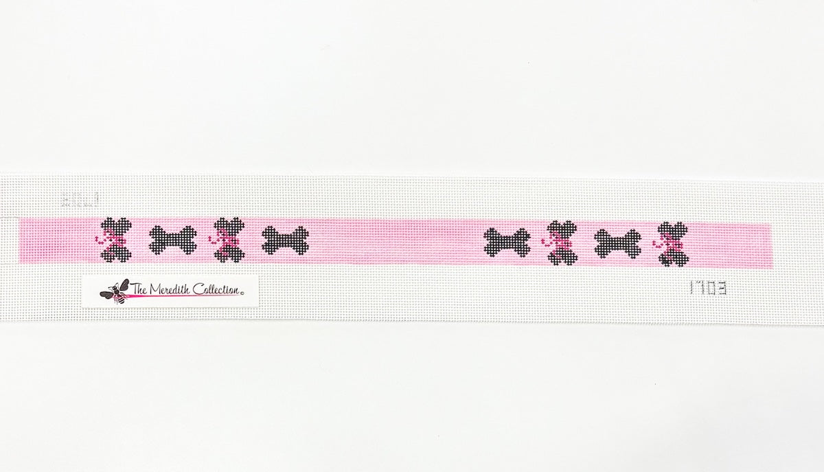 Bones with Bows on pink