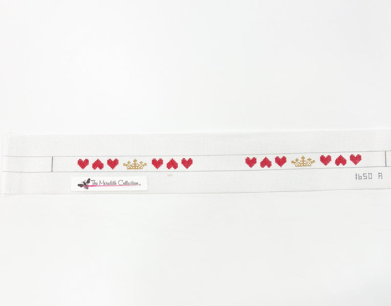 Hearts and Crown Dog Collar