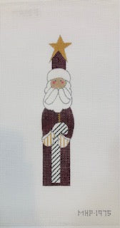 Star topped Santa - Red, 18m