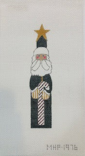 Star topped Santa - Green, 13m